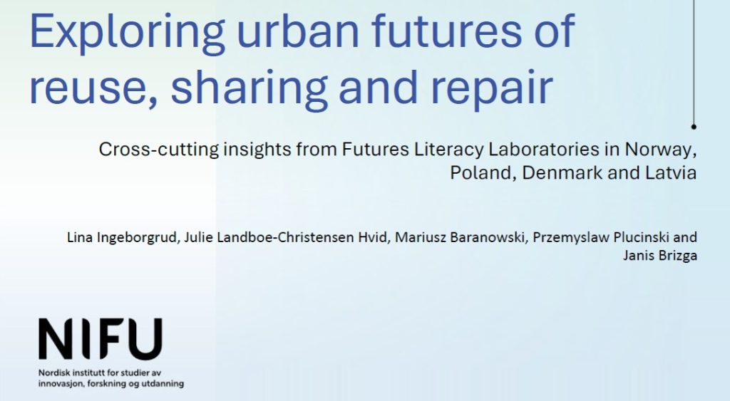 New TransScale Report Explores Urban Futures of Reuse, Sharing and Repair